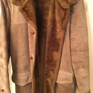 Vintage Oakbrook  Sportswear Sears Leather Suede Fur Men’s Jacket